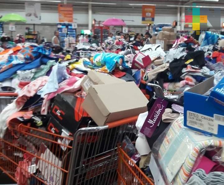 Desmienten supuesta barata en productos de tienda de autoservicio de Veracruz puerto