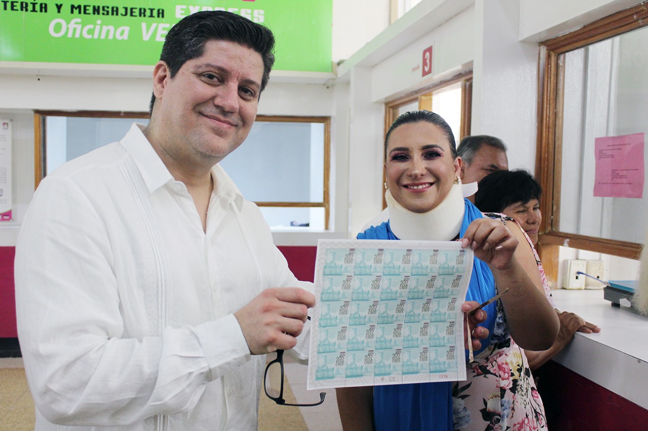 Cancelan timbre postal conmemorativo a los 500 de la Fundación de Veracruz