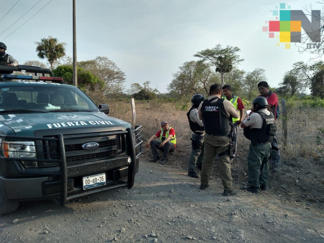 Rescatan SSP y Guardia Nacional a persona privada de su libertad, en Coatzacoalcos