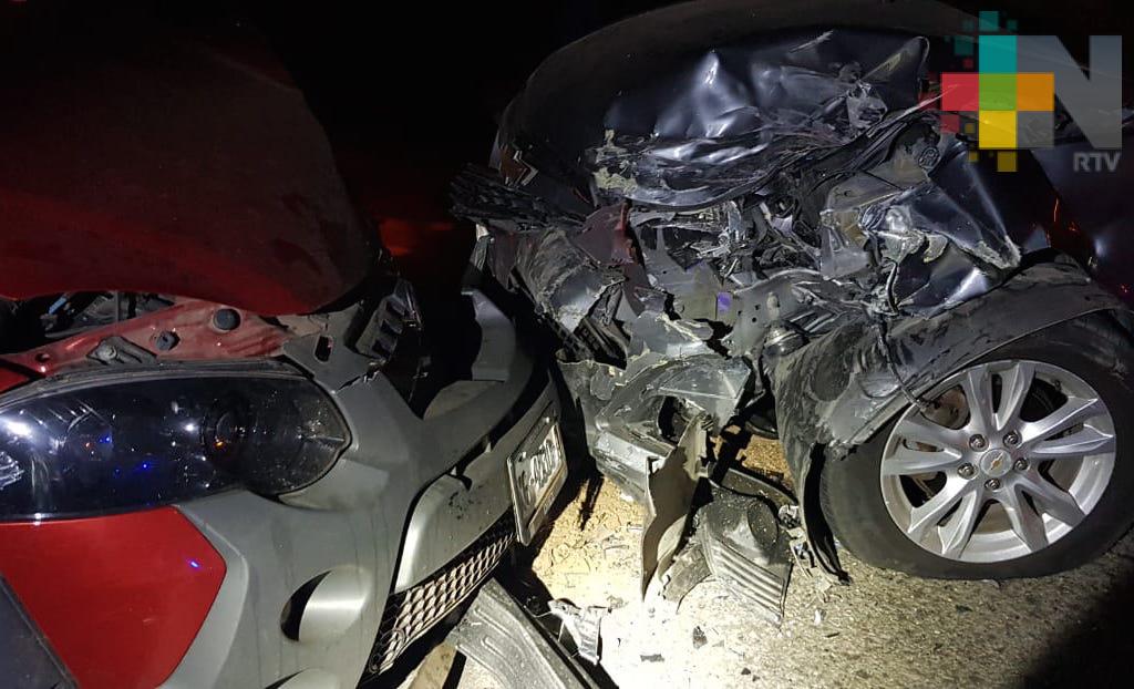Accidente en carretera Coatzacoalcos-Minatitlán deja 9 personas lesionadas
