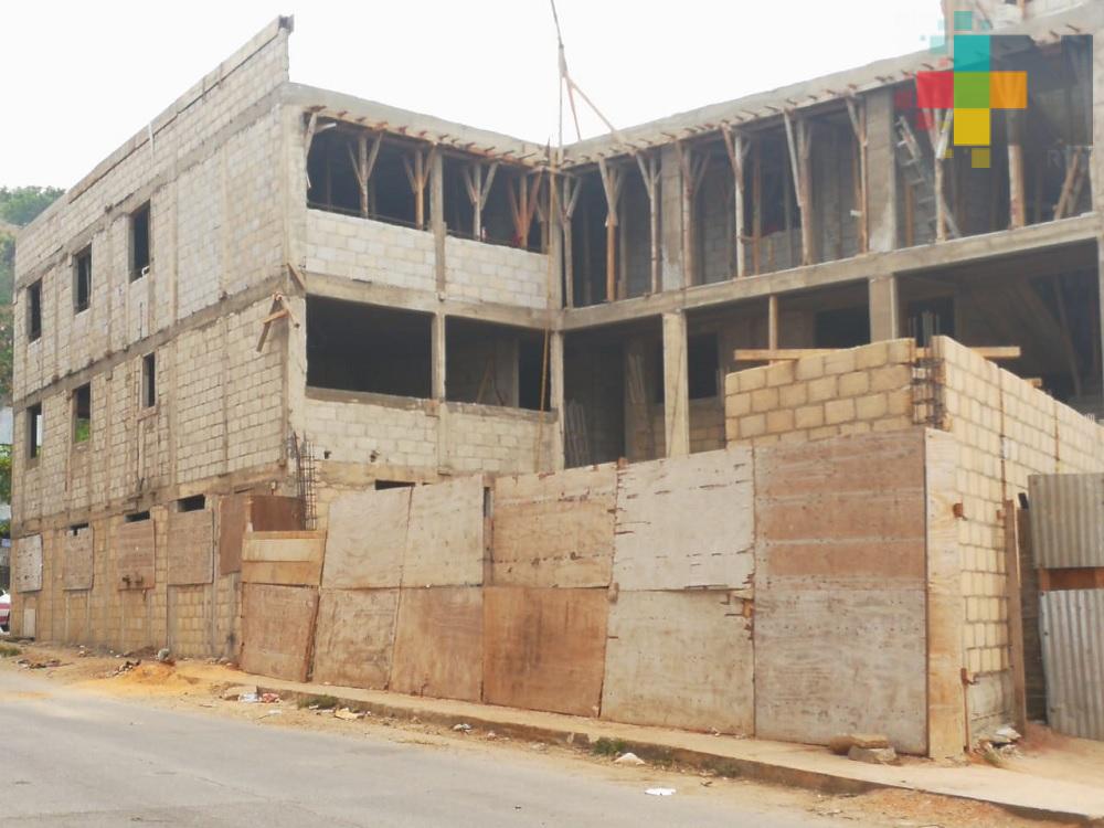 Más del 50% de avance tiene la Casa del Migrante de Coatzacoalcos