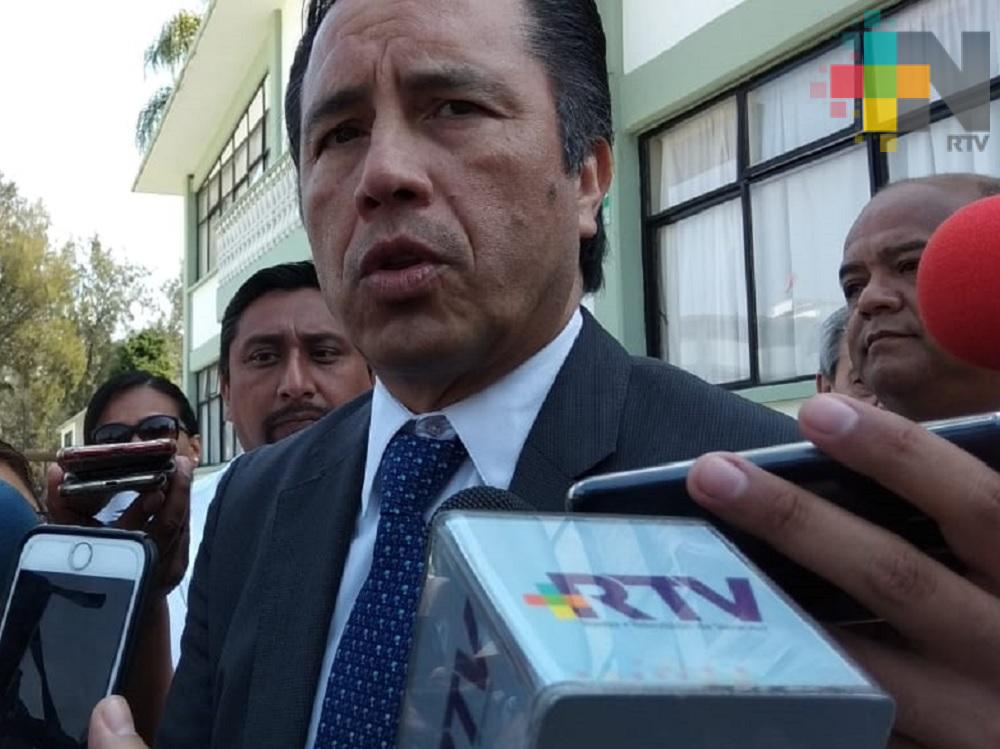 Jorge Winckler no fue convocado a la Mesa Nacional de Seguridad: Cuitláhuac García Jiménez