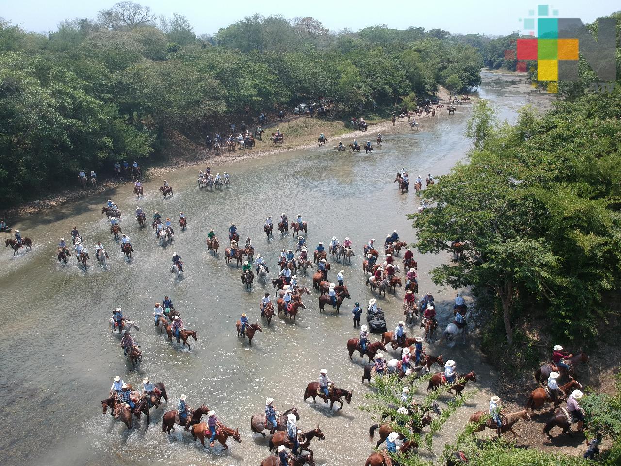 Con cabalgata celebran los 500 años de la Fundación de Tantoyuca