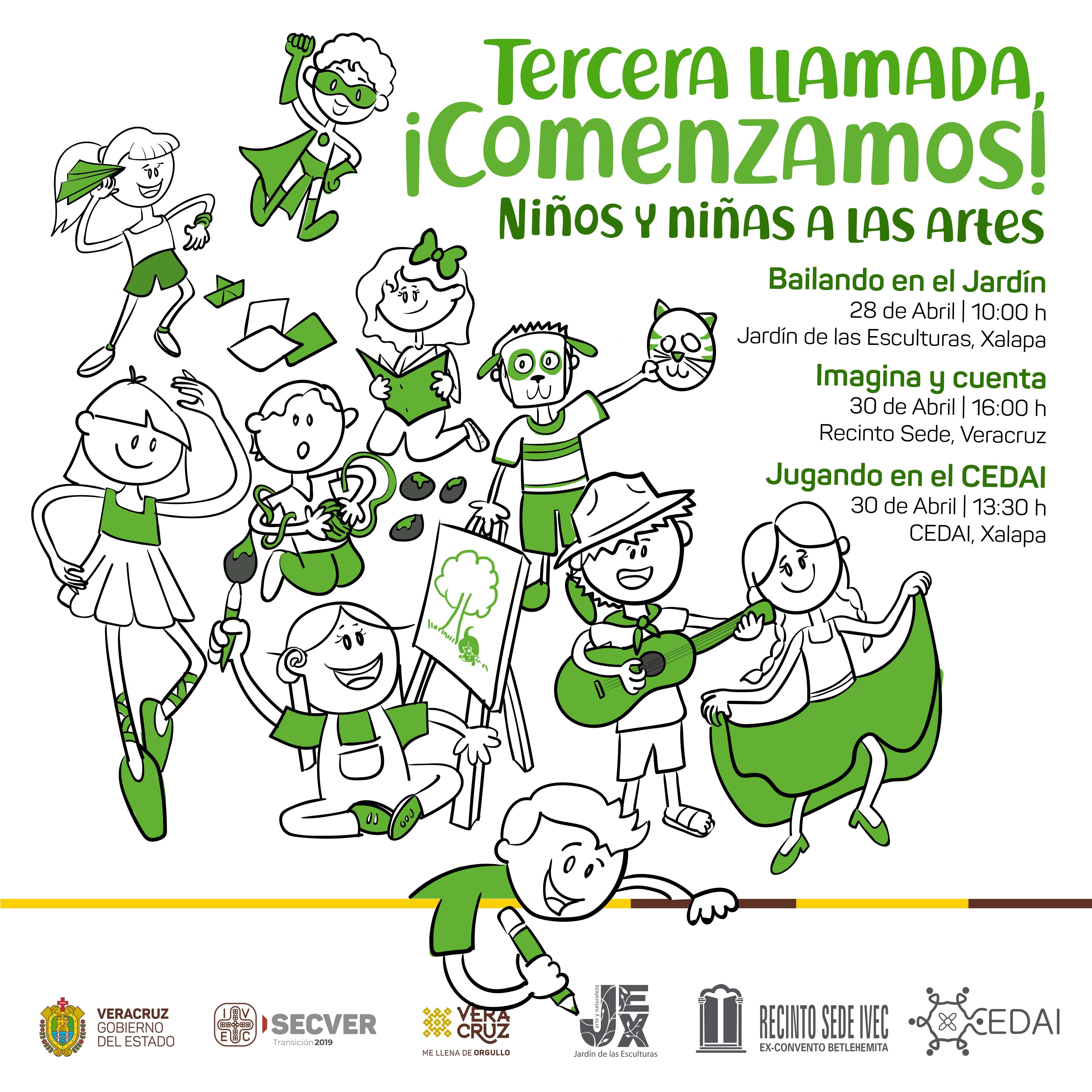 Con el programa “Niños y Niñas a las Artes”, celebran a la infancia veracruzana