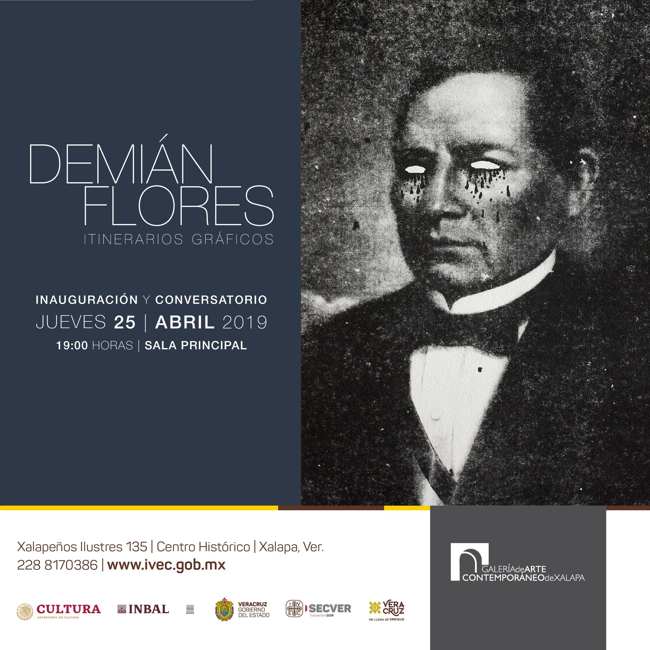 Inaugurará IVEC la exposición “Demián Flores. Itinerarios gráficos”