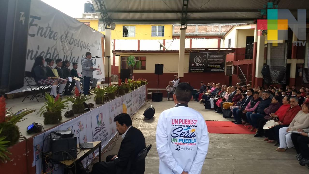 Realizan el Segundo Encuentro Regional de Lectores en el Telebachillerato 488 de Huayacocotla