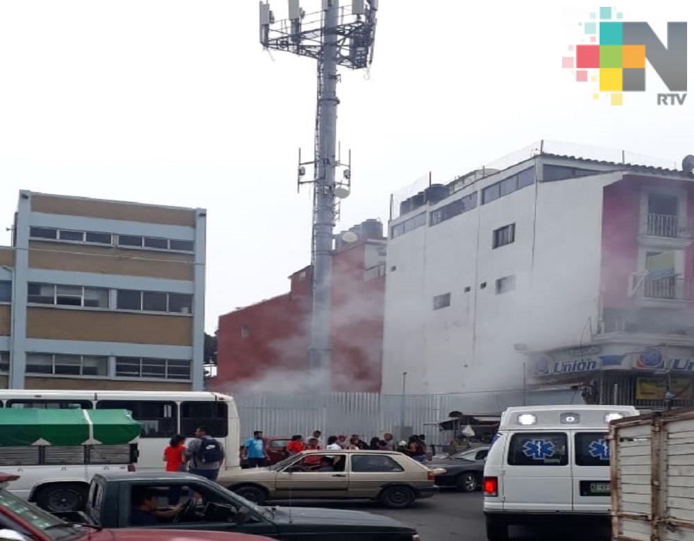 Se registra explosión en Telmex; no hay reporte de lesionados