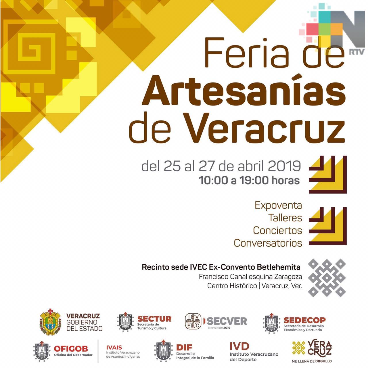 Ofertan productores de la huasteca en la Feria de Artesanías de Veracruz