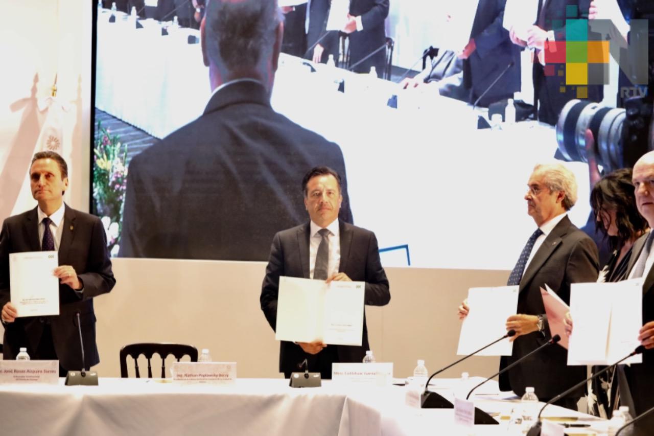 Firma Veracruz Acuerdo para el Diálogo Social y Fortalecimiento de la Paz Laboral