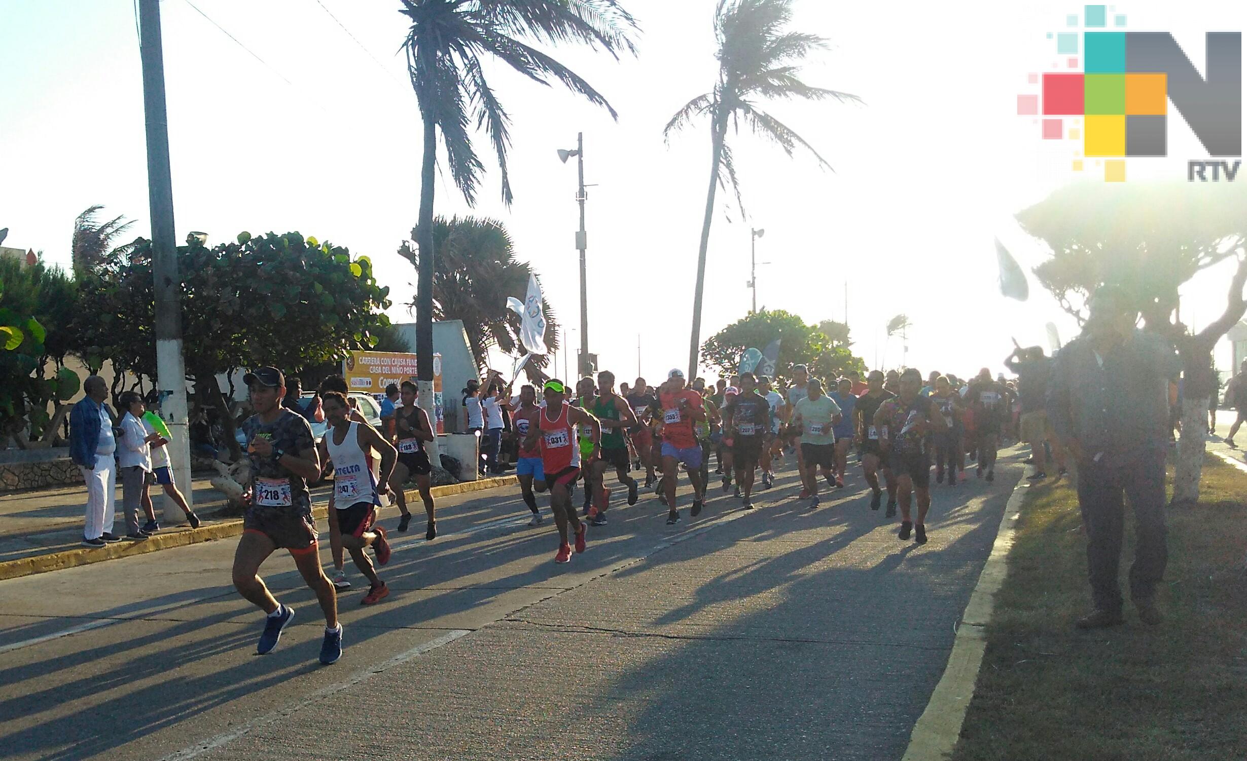 Brandon Mendoza ganó carrera Casa del Niño Porteño 5k