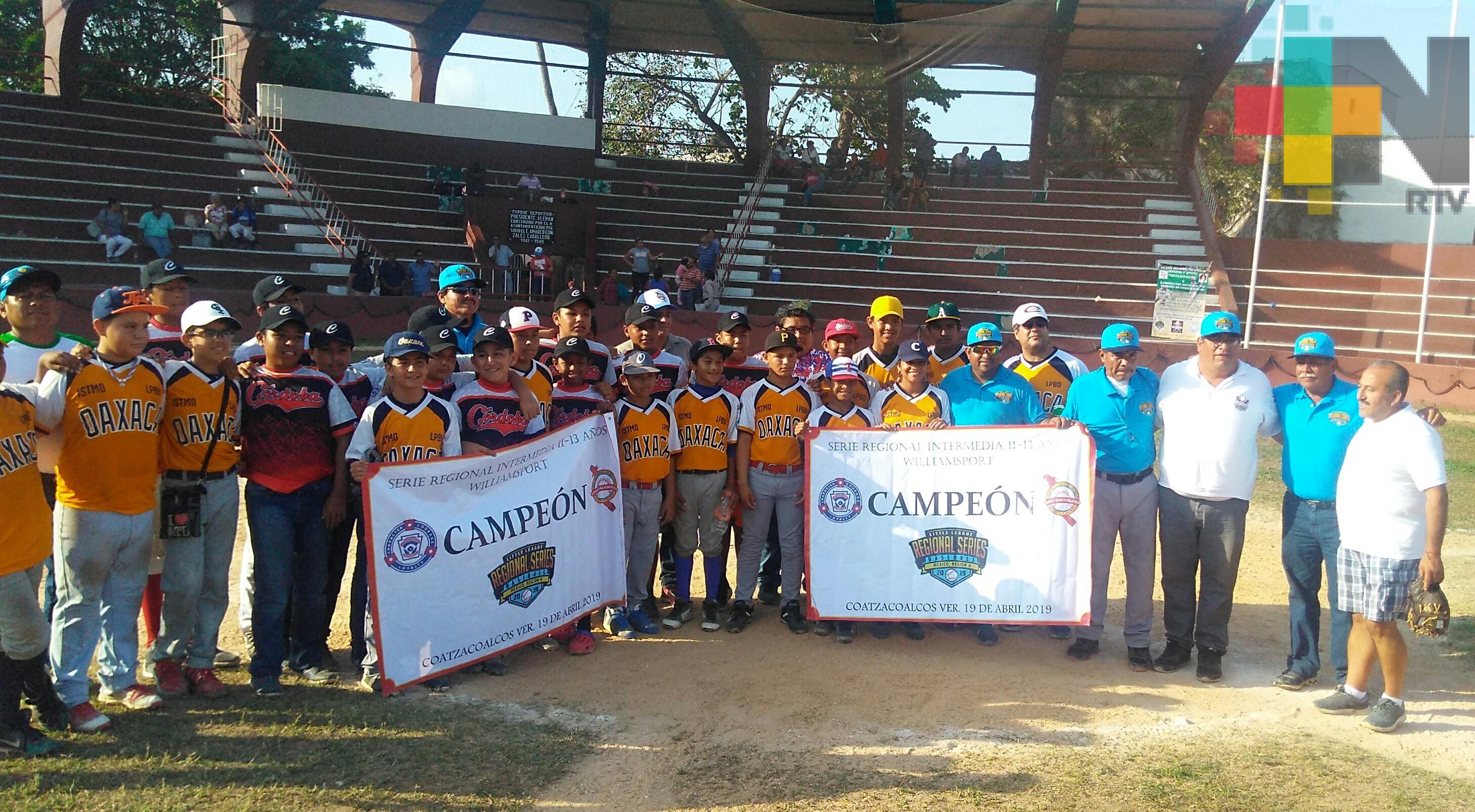 Córdoba campeón de regional de Ligas Pequeñas