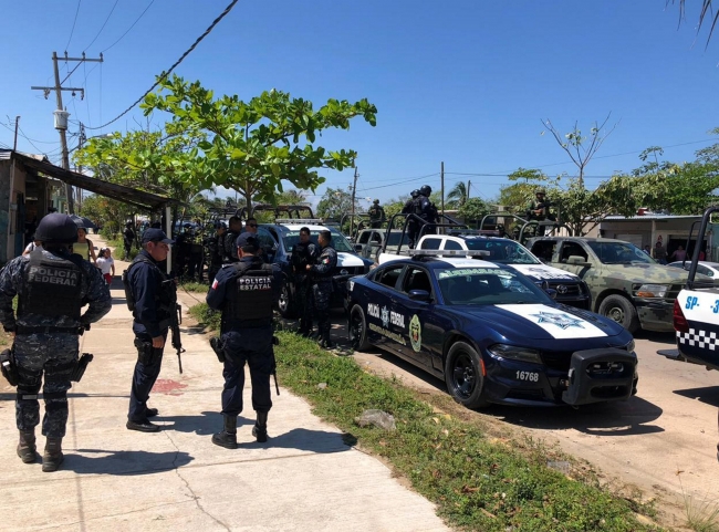 Fuerzas federales despliegan operativo en Veracruz