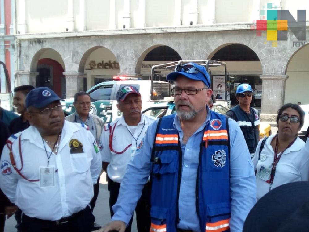 Inicia operativo de seguridad a vacacionistas en zona centro de Veracruz