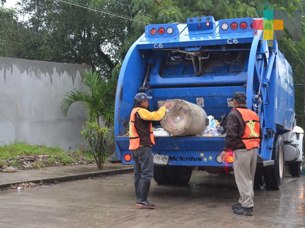 Continúa campaña de limpia pública en Tantoyuca; se emplean estrategias de reciclaje