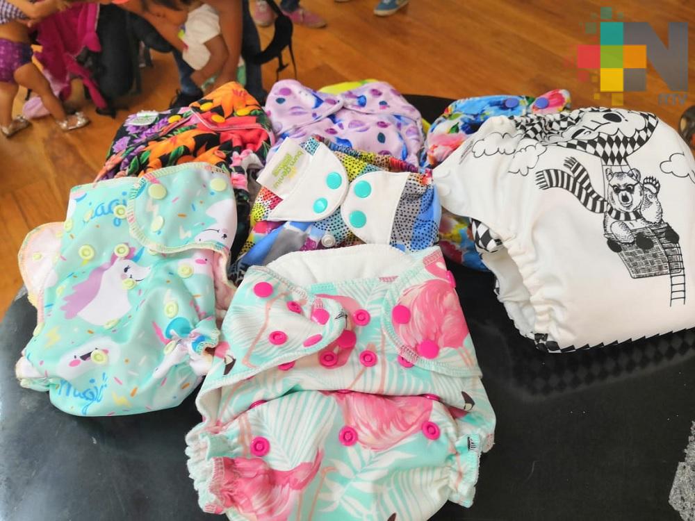 En Coatzacoalcos impulsan campaña para usar pañales de tela