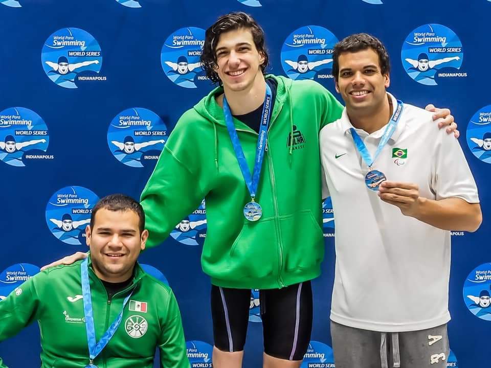 Plata para Diego López en Serie Mundial de Para Natación de Indianápolis