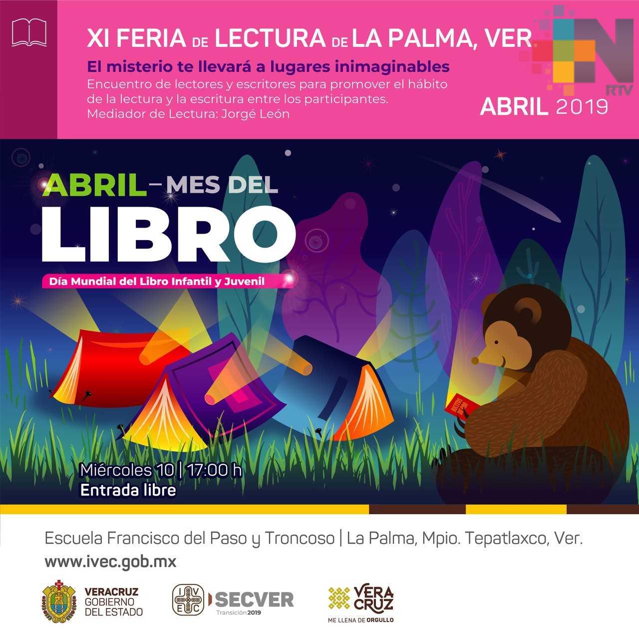 Celebra Ivec “Abril, mes del libro” con cartelera de actividades