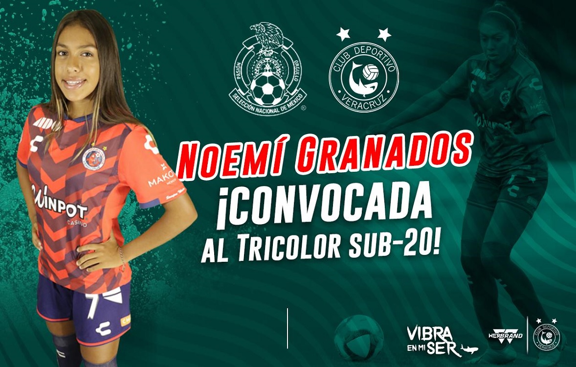 Noemí Granados se incorpora a la concentración de la Selección Mexicana Sub-20
