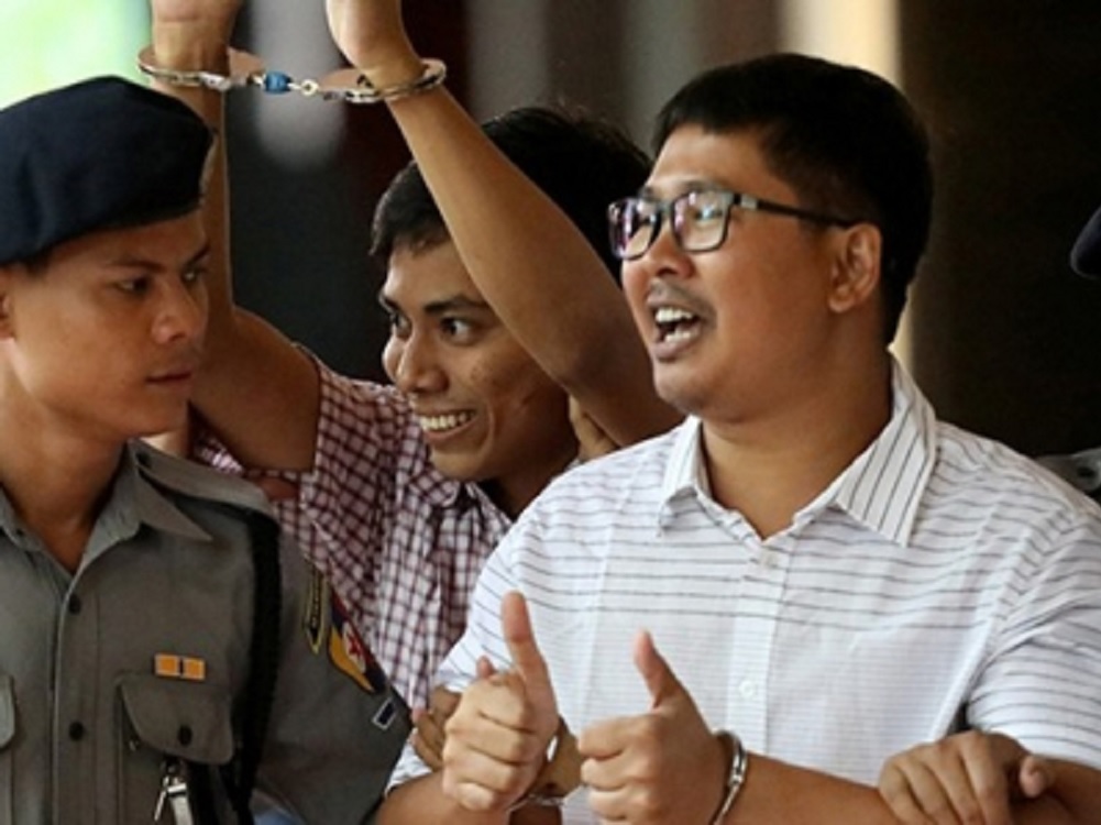 Periodistas de Reuters en cárcel de Myanmar ganan Premio Pulitzer