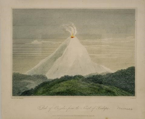Exhibirán el grabado "Peak of Orizaba from the forest of Xalapa" de  Humboldt,