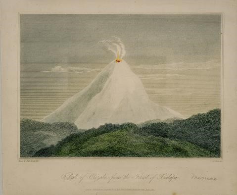 Exhibirán el grabado “Peak of Orizaba from the forest of Xalapa” de Humboldt, en la FILU 2019