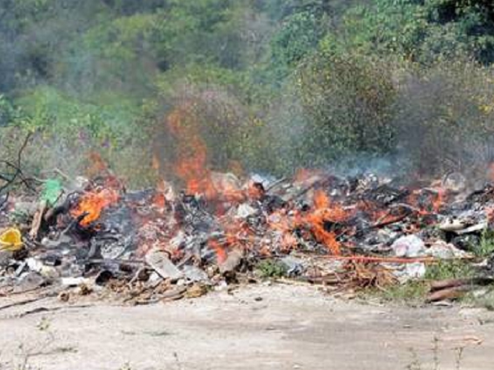 Quema de deshechos, primera causa de contaminación del medio ambiente en Xalapa
