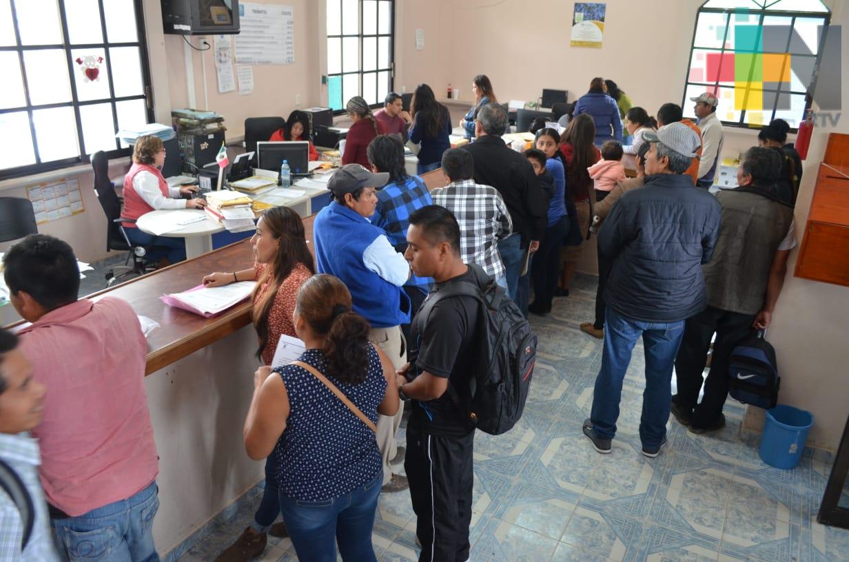 Habrá servicio durante Semana Santa en Registro Civil de Tantoyuca