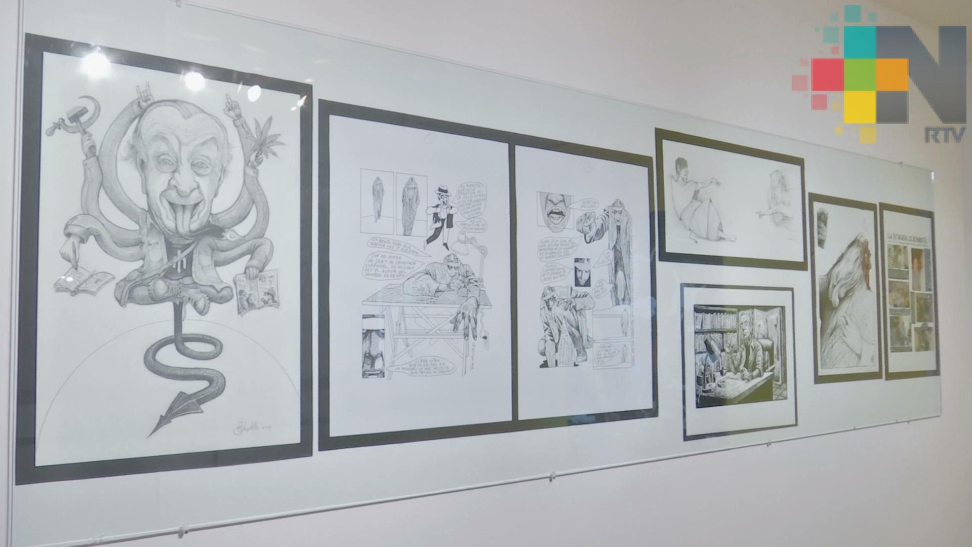 Rius en Xalapa, en el marco de la FILU 2019