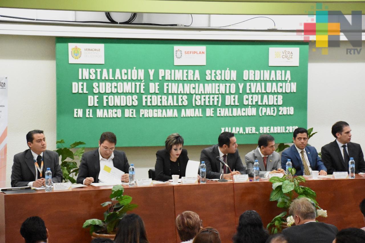 Instalan Subcomité de Financiamiento y Evaluación de Fondos Federales