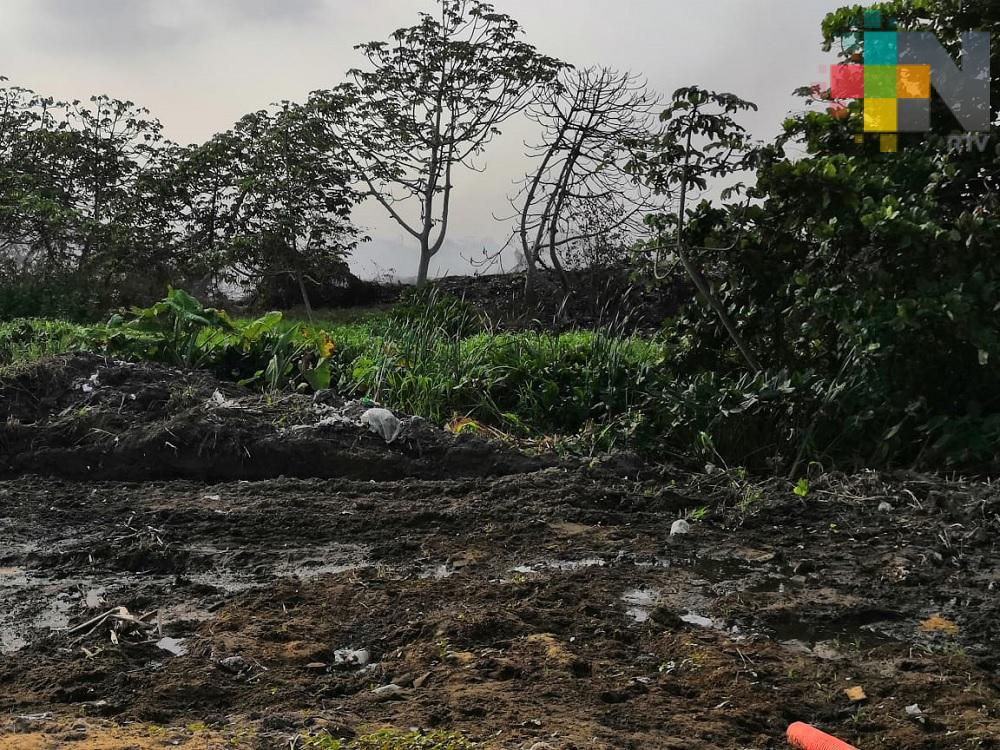 Se registra nuevo incendio en exbasurero de Coatzacoalcos