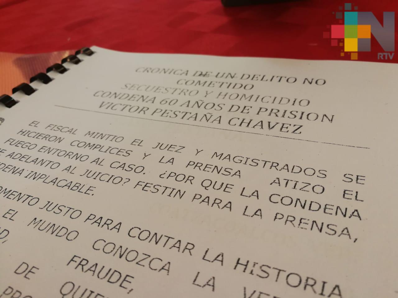 Pide proceso sin irregularidades para su hijo acusado de asesinato