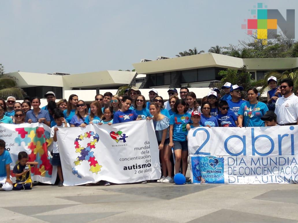 Caravana por el Día del Autismo en Boca del Río