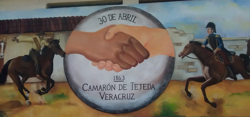 Inaugurarán mural con motivo del 156 aniversario de la Batalla de Camarón