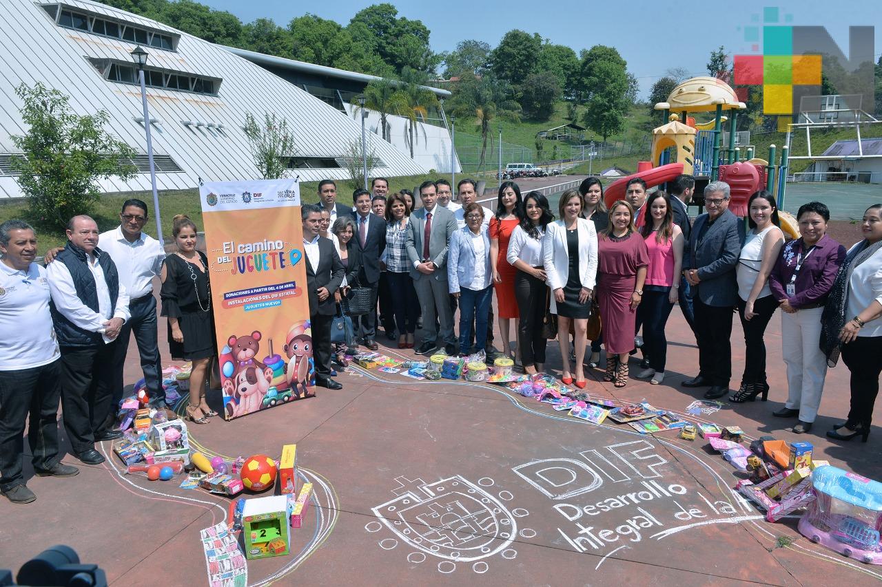 Inicia DIF Estatal colecta «Camino del Juguete» para llevar sonrisas a zonas marginadas