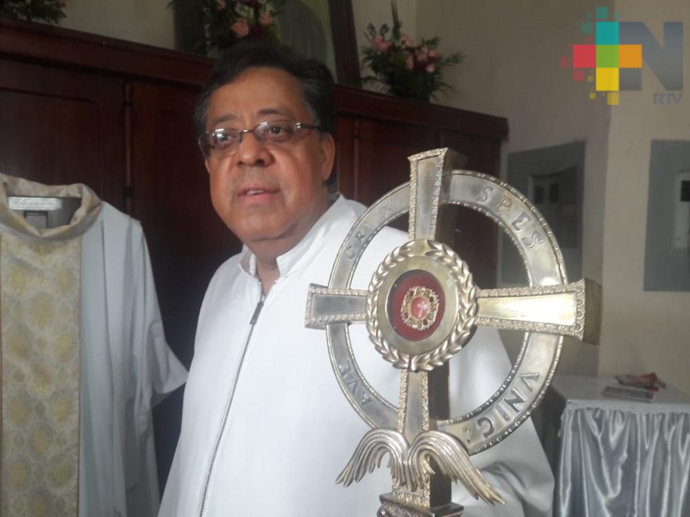 En Catedral de Veracruz exhibirán astilla de la cruz de Jesucristo
