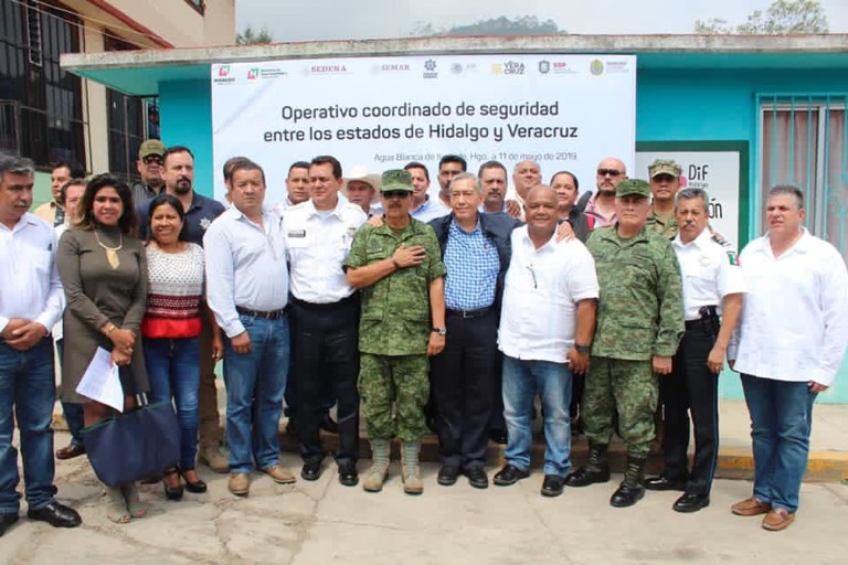 Acuerdan operativo de seguridad los estados de Veracruz e Hidalgo