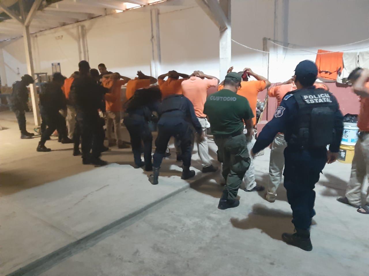 Realiza SSP operativo sorpresa en el Centro Penitenciario de Papantla
