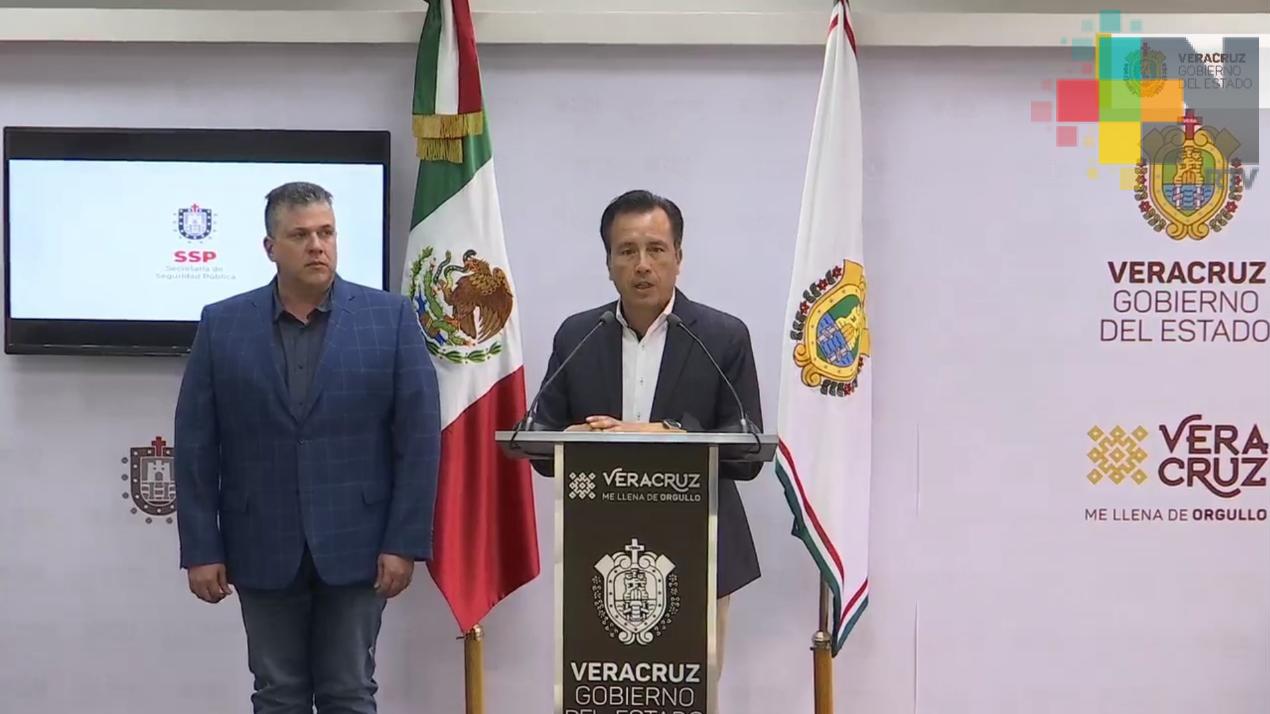 En operativo de fuerzas federales fue detenido Adrián “N”, ligado a masacre en Minatitlán, confirma el gobernador Cuitláhuac García