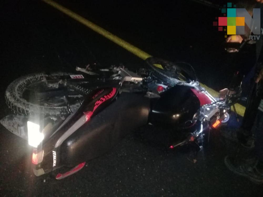 Fallecen dos motociclistas en diferentes accidentes de la zona sur de Veracruz
