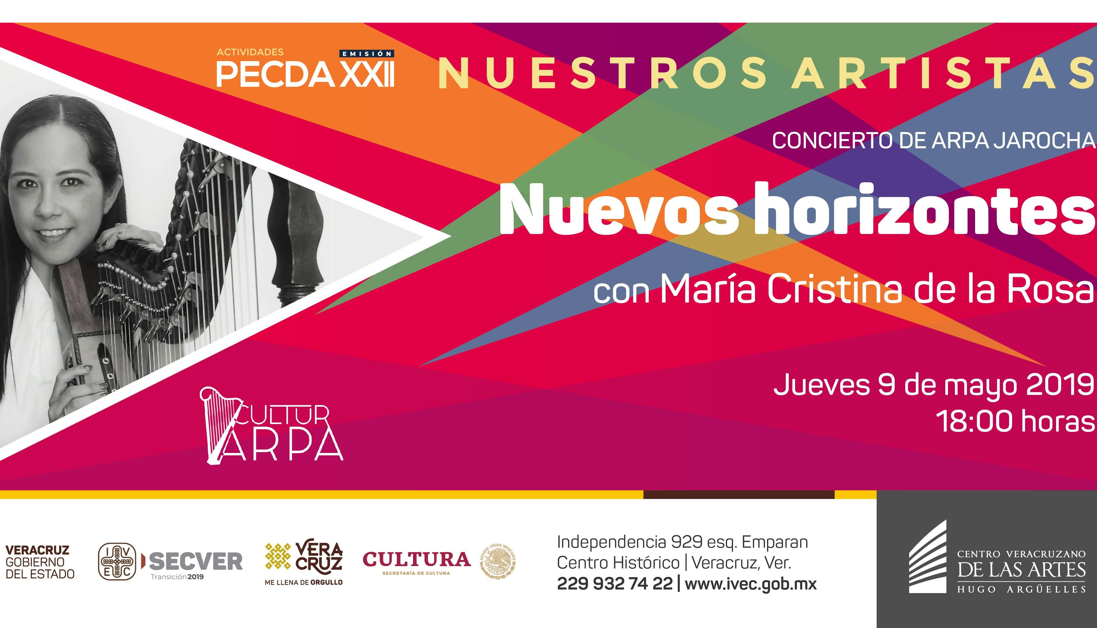 Presentará IVEC recital de arpa jarocha, en la ciudad de Veracruz