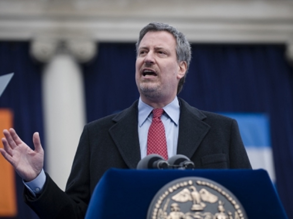 Bill de Blasio, alcalde de Nueva York anuncia candidatura presidencial