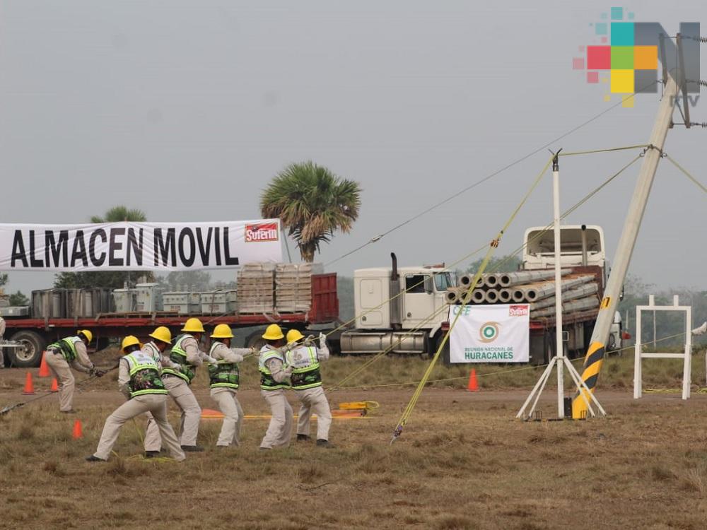 CFE cuenta con suficientes recursos para hacer frente a temporada de huracanes