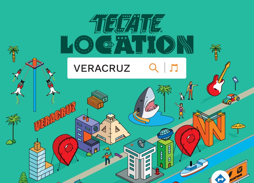 Festival Tecate Location este sábado en Veracruz