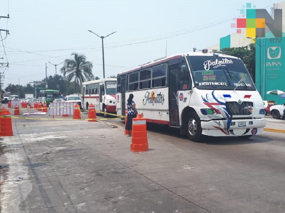 Continuarán cerrados carriles de avenida Díaz Mirón en Boca del Río