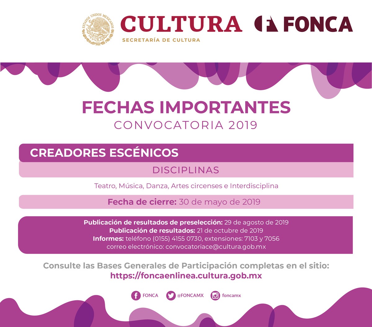 Invita IVEC a creadores jóvenes y escénicos a participar en convocatorias FONCA 2019