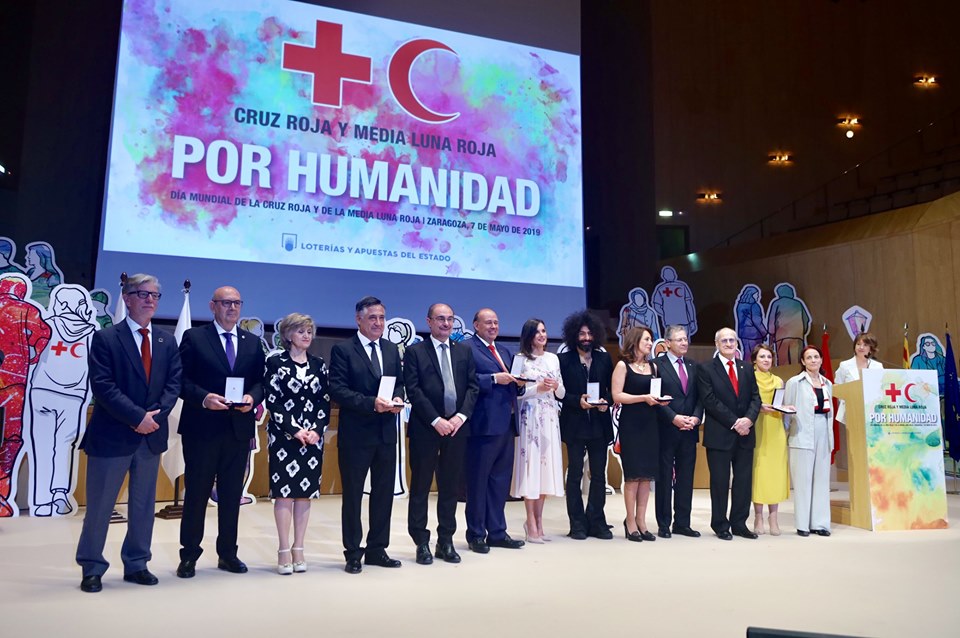 Cruz Roja Española entrega medalla de oro a Cruz Roja Mexicana en el Día Internacional de la Cruz Roja