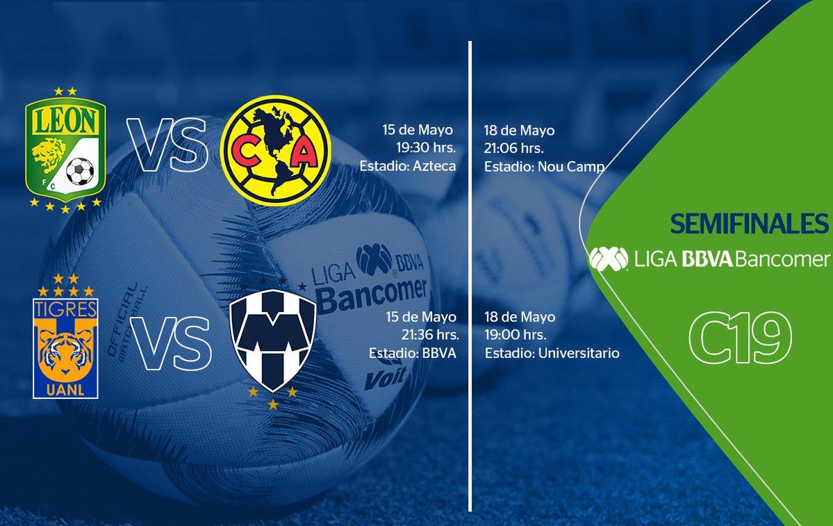 LIGA MX da a conocer las fechas y horarios de semifinales del Clausura 2019