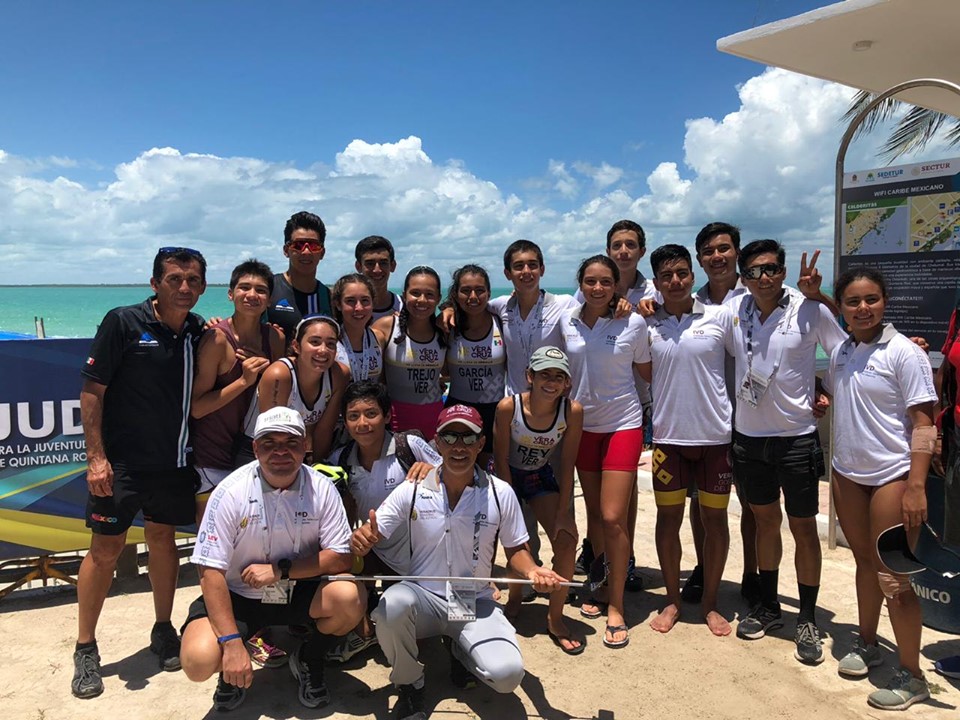 Oro para Veracruz en Triatlón Relevos de ON 2019