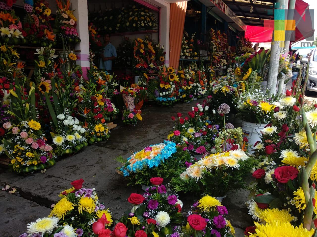 Aumentan precios de flores previo al Día de las Madres