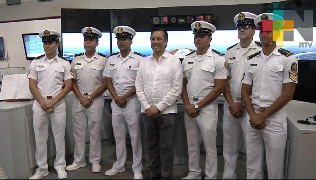 Visita el gobernador Cuitláhuac García Jiménez la Expomar 2019, en el WTC